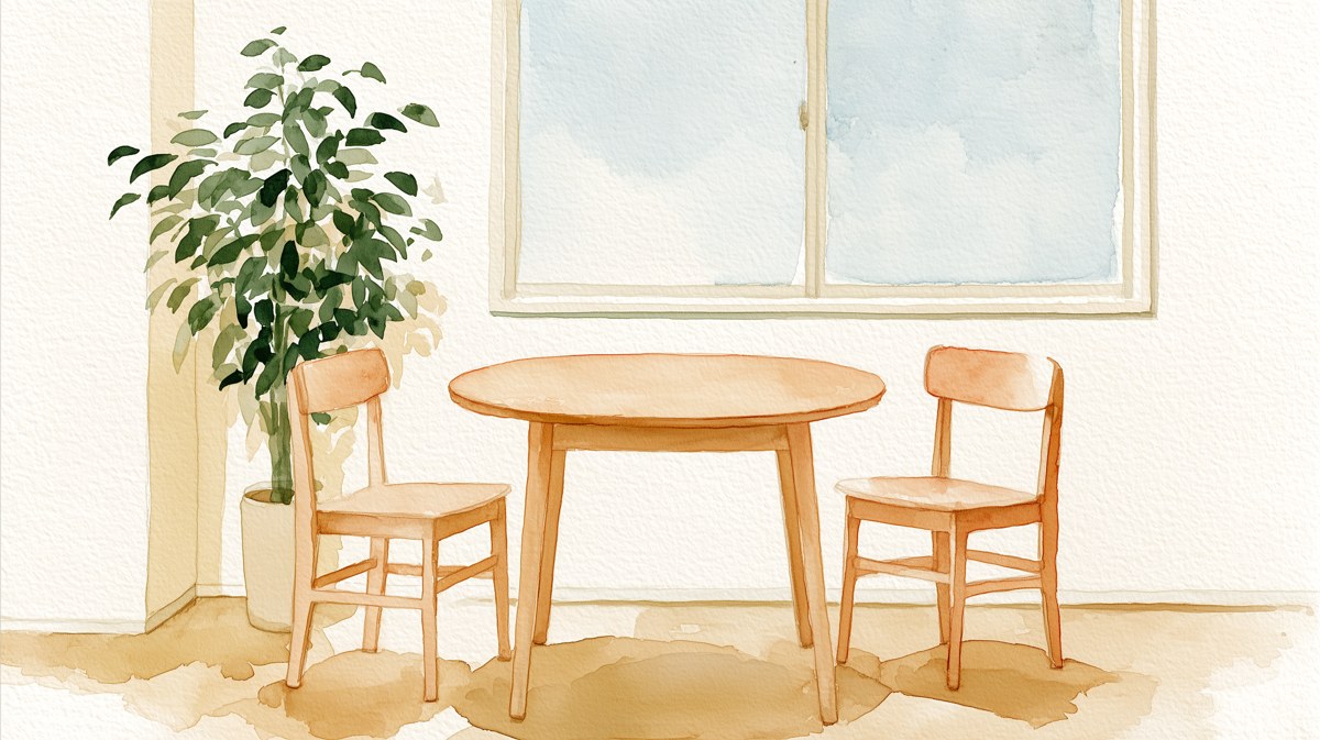 相談デスクのイラスト